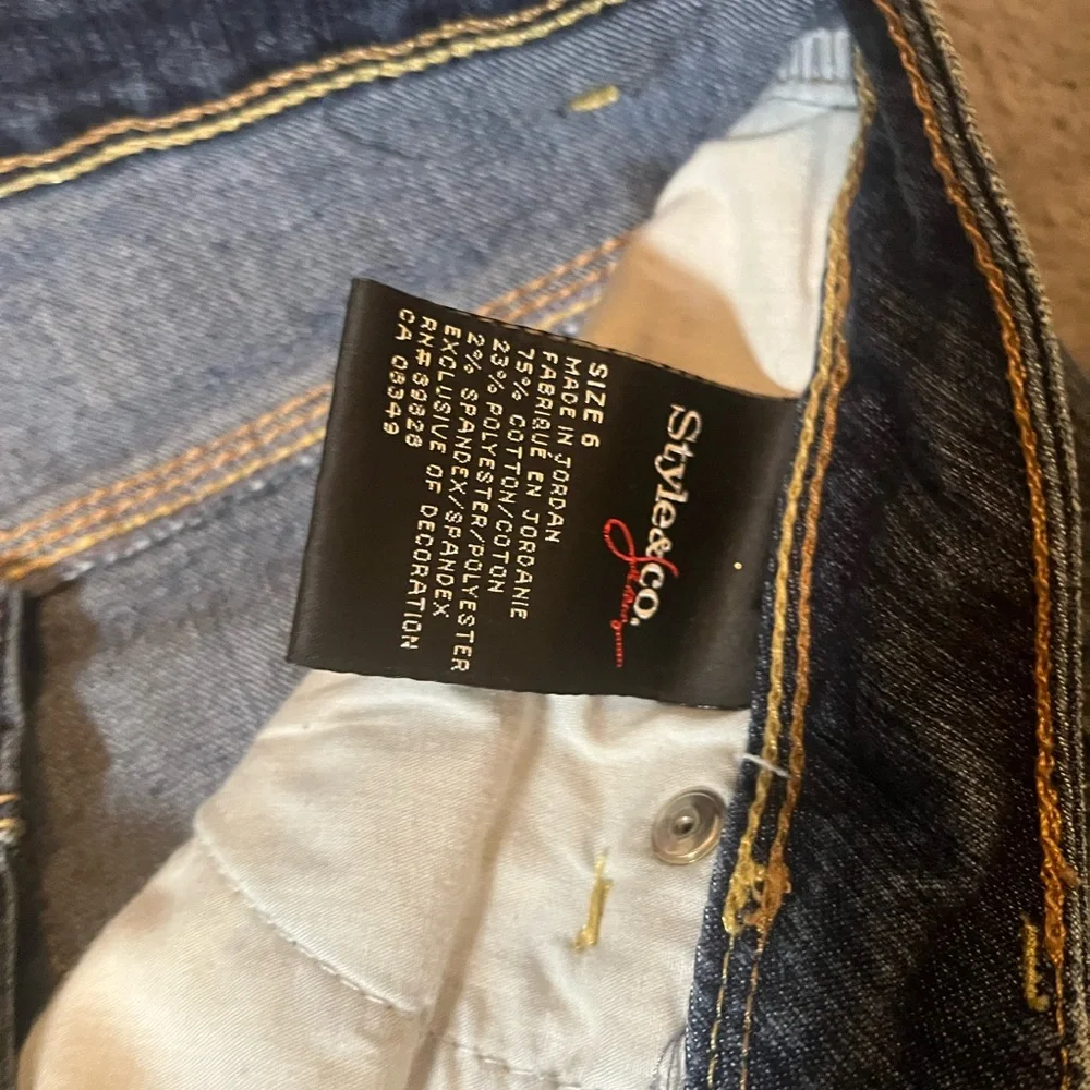 Style & Co. Jeans for Women Size 6 Straight Leg - Picture 8 of 11